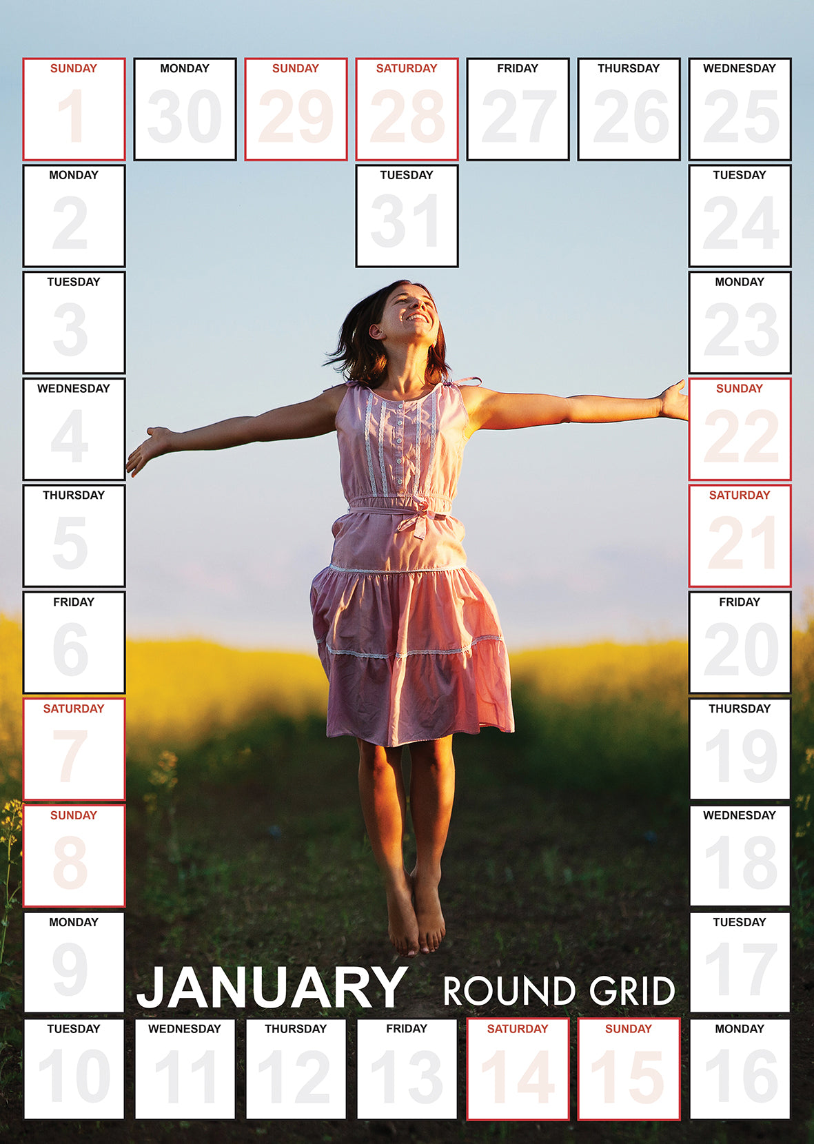 2025 Custom Calendar