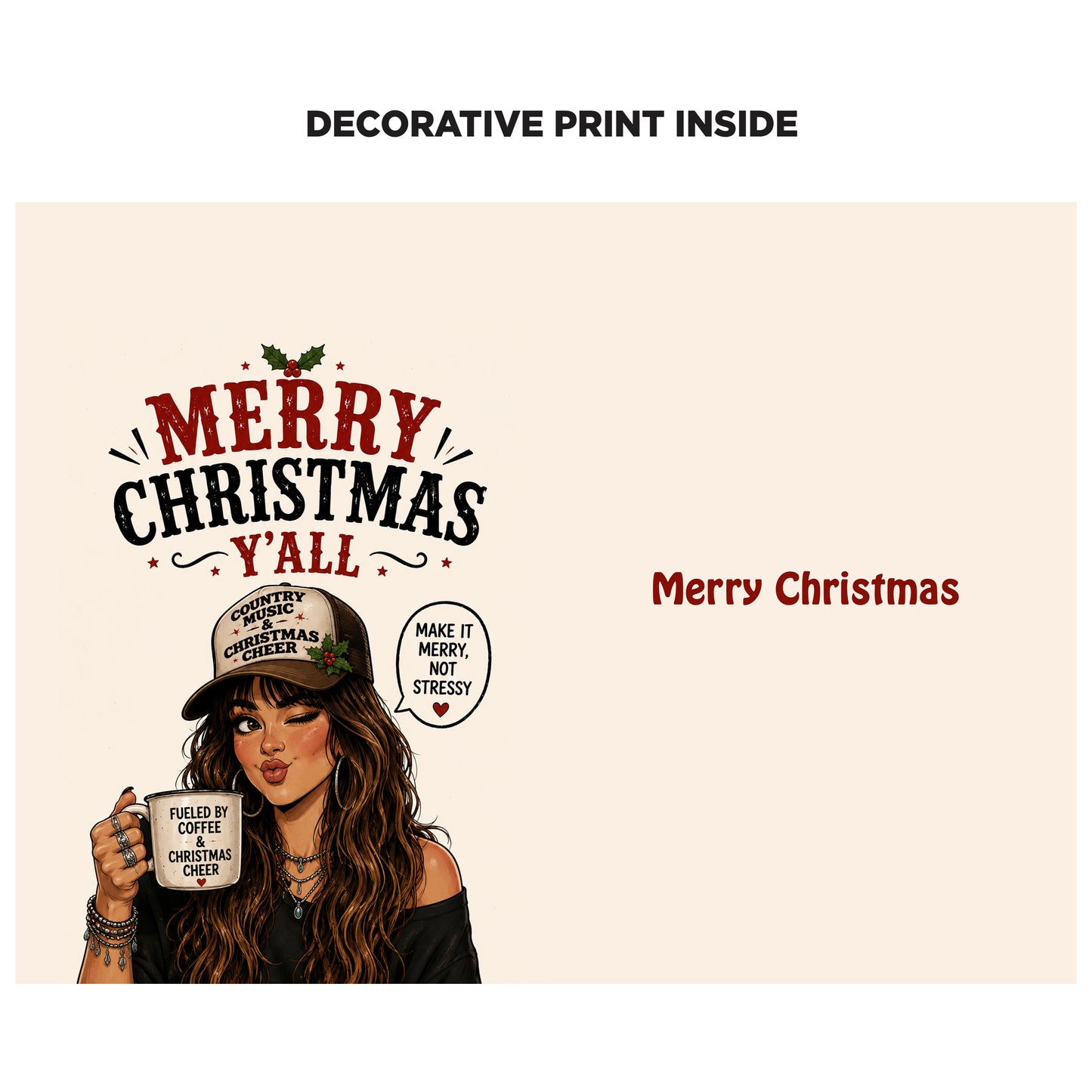 Ella Langley Novelty Christmas Card
