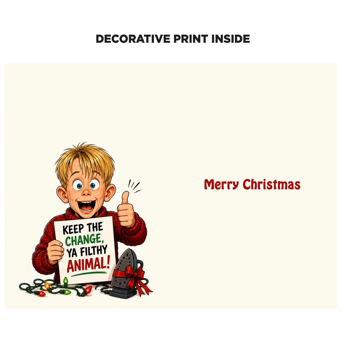 Home Alone Christmas Card