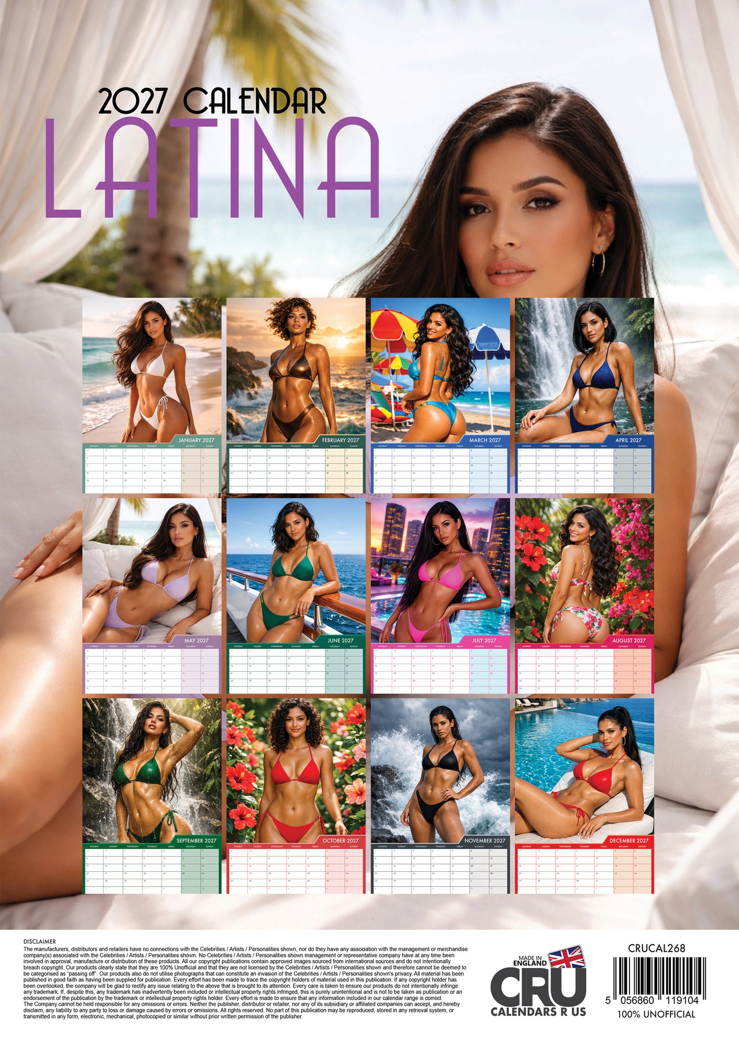 Latina - A3 Calendar 2027