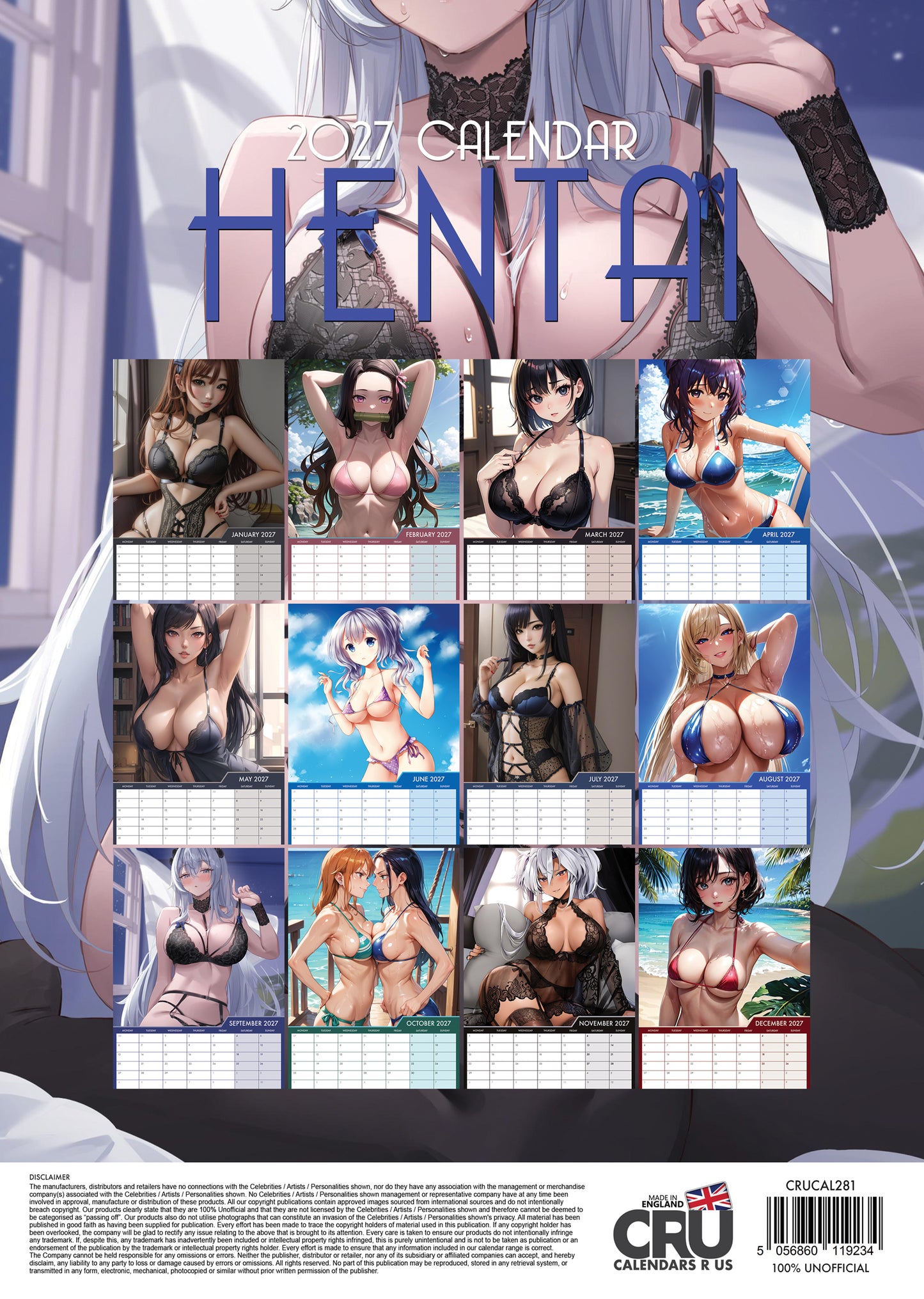 Hentai - A3 Calendar 2027
