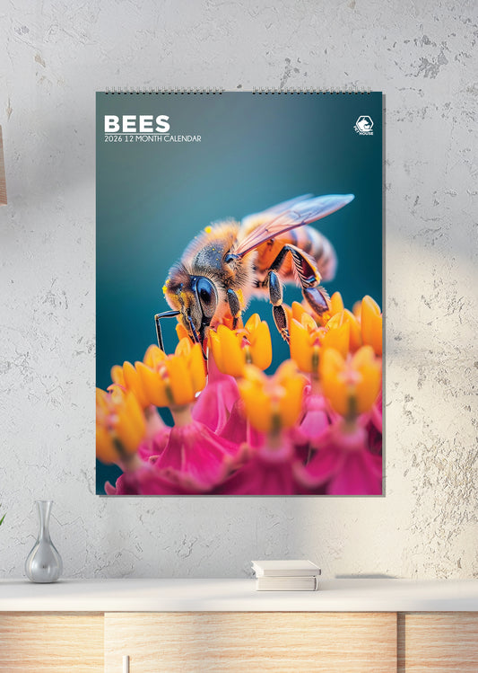 Bees - A3 Calendar 2026