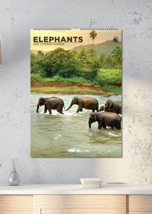 Elephants - Calendar 2027