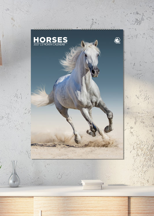 Horses - A3 Calendar 2027