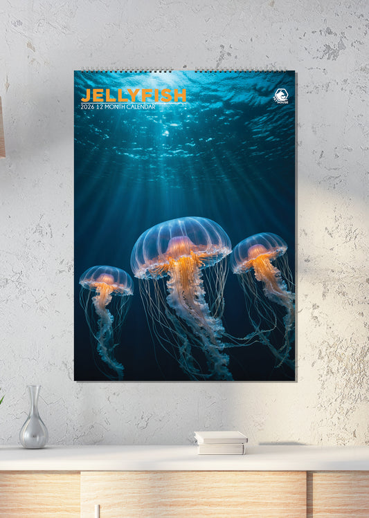 Jellyfish - A3 Calendar 2026