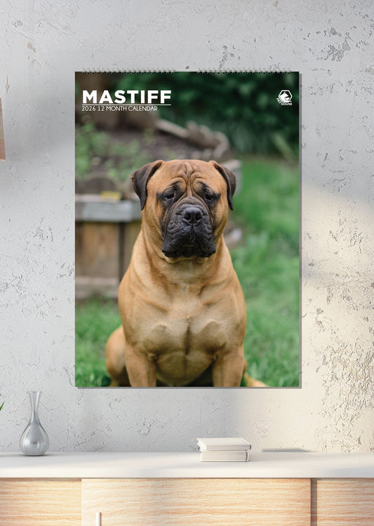 Mastiff - A3 Calendar 2026
