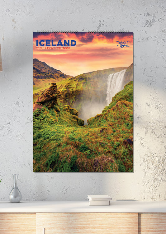 Iceland - A3 Calendar 2026