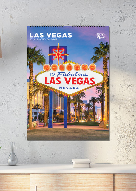 Las Vegas - A3 Calendar 2026