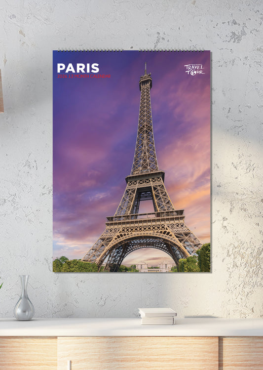 Paris - A3 Calendar 2026