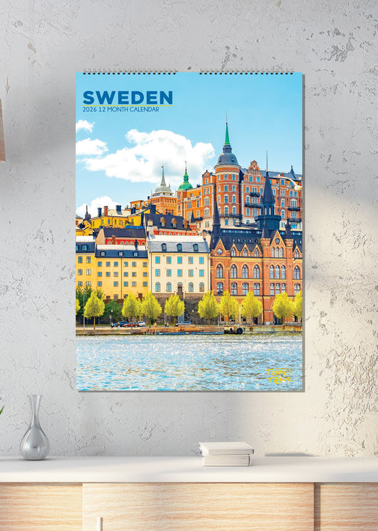 Sweden - A3 Calendar 2026