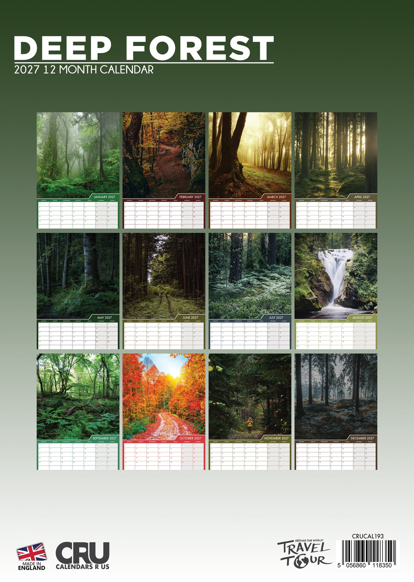 Deep Forest - A3 Calendar 2027