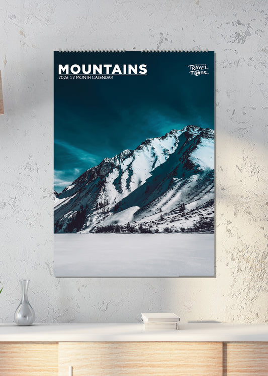 Mountains - A3 Calendar 2026