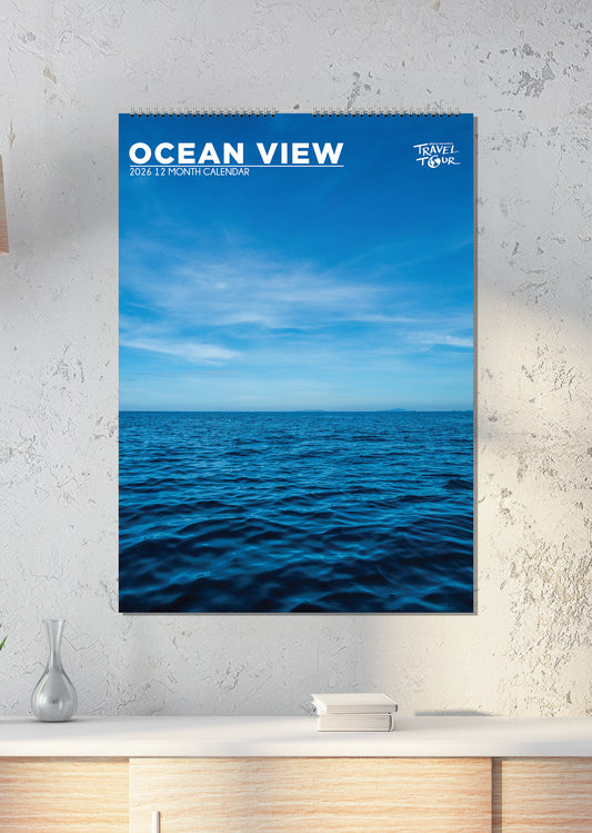 Ocean View - A3 Calendar 2026