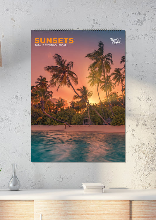 Sunsets - A3 Calendar 2026