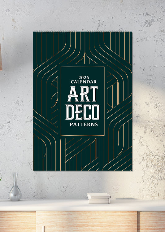 Art Deco - A3 Calendar 2026