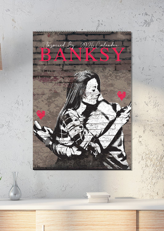Banksy Calendar - A3 Calendar 2026