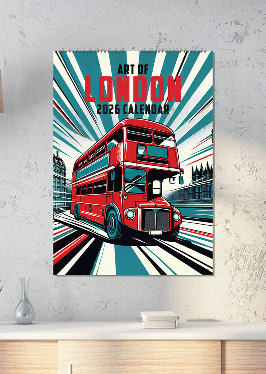 Art Of London - A3 Calendar 2026