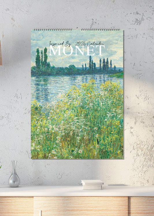 Monet - A3 Calendar 2026