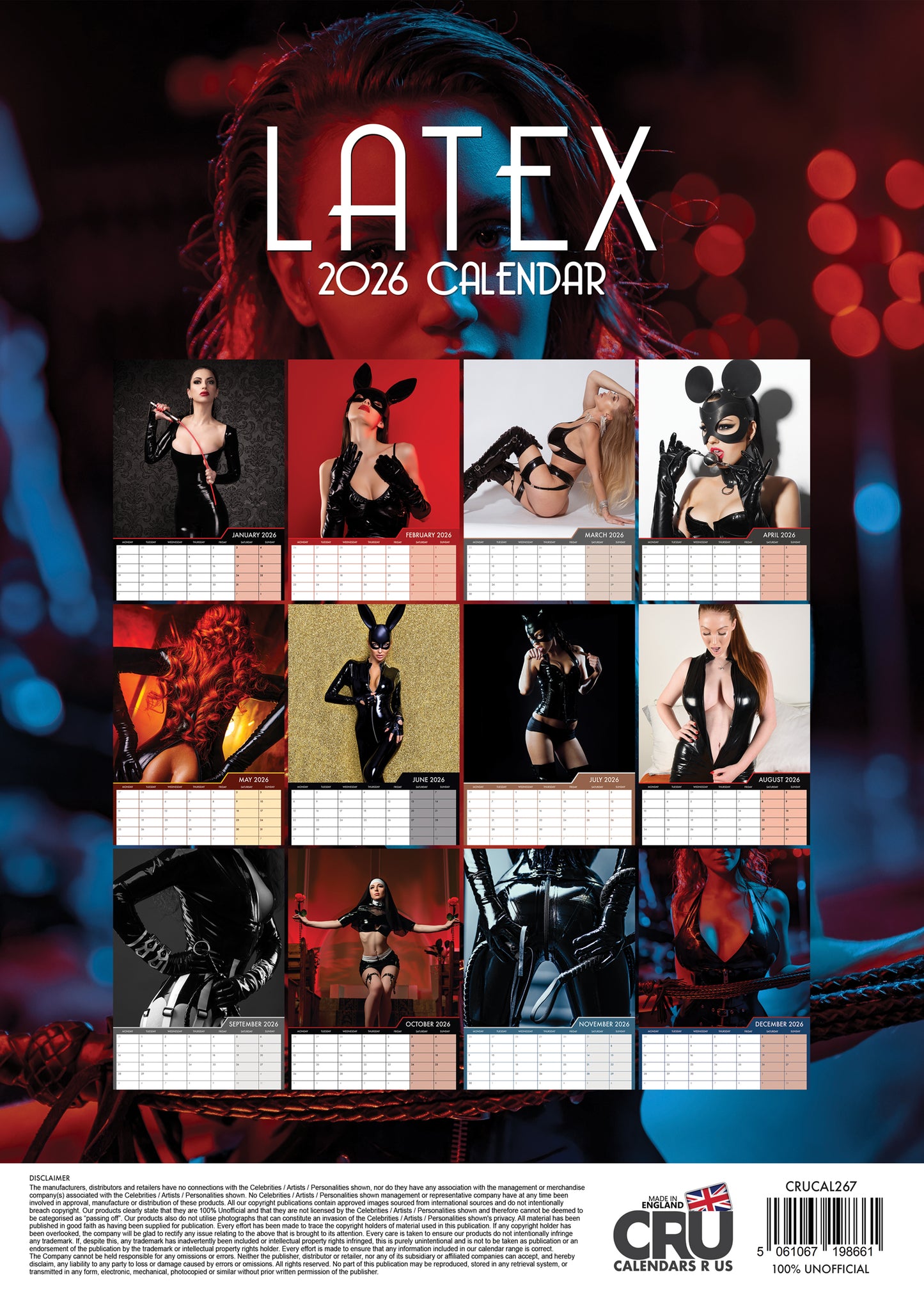 Latex - A3 Calendar 2026