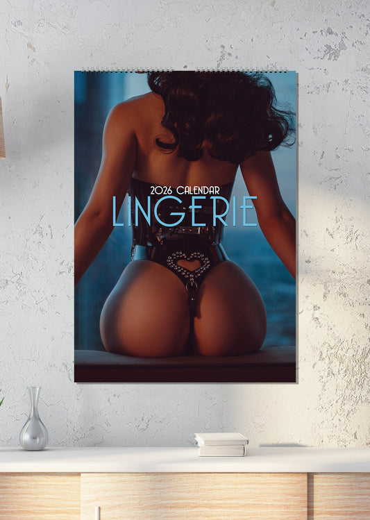 Lingerie - A3 Calendar 2026