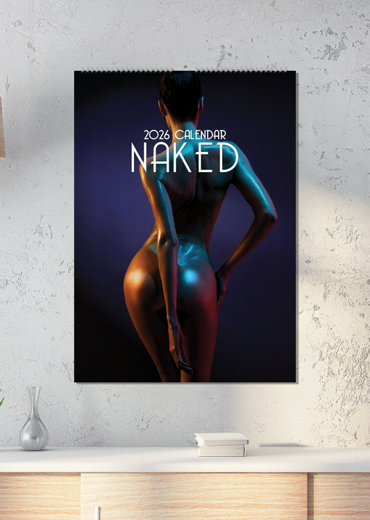 Naked - A3 Calendar 2026