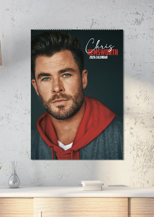 Chris Hemsworth - A3 Calendar 2026