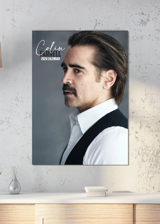 Colin Farrell - A3 Calendar 2026