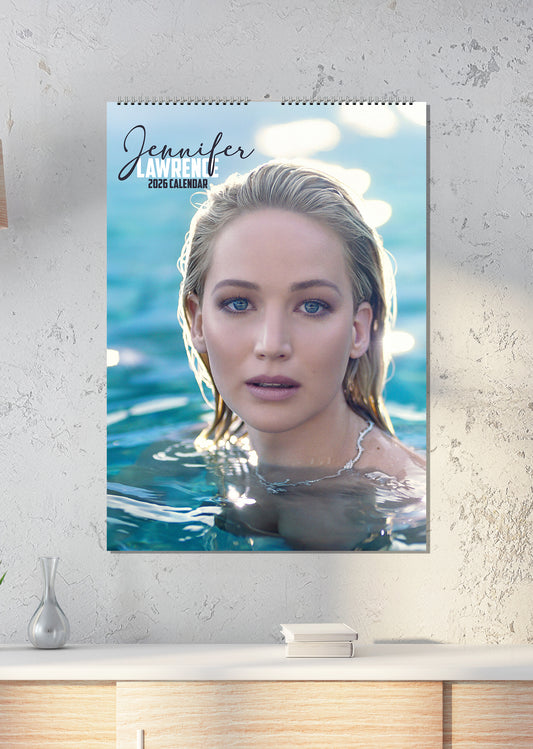 Jennifer Lawrence - A3 Calendar 2026