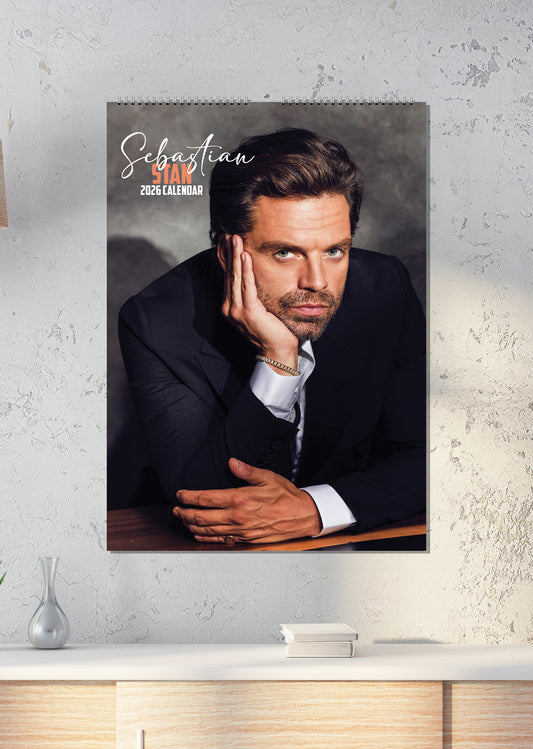 Sebastian Stan - A3 Calendar 2026