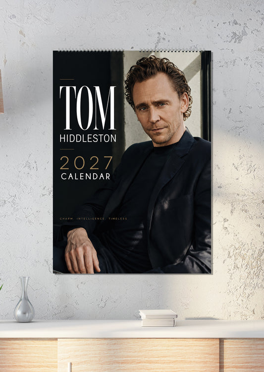 Tom Hiddleston - A3 Calendar 2027