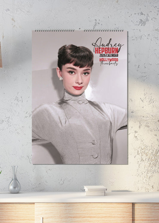 Audrey Hepburn - A3 Calendar 2026