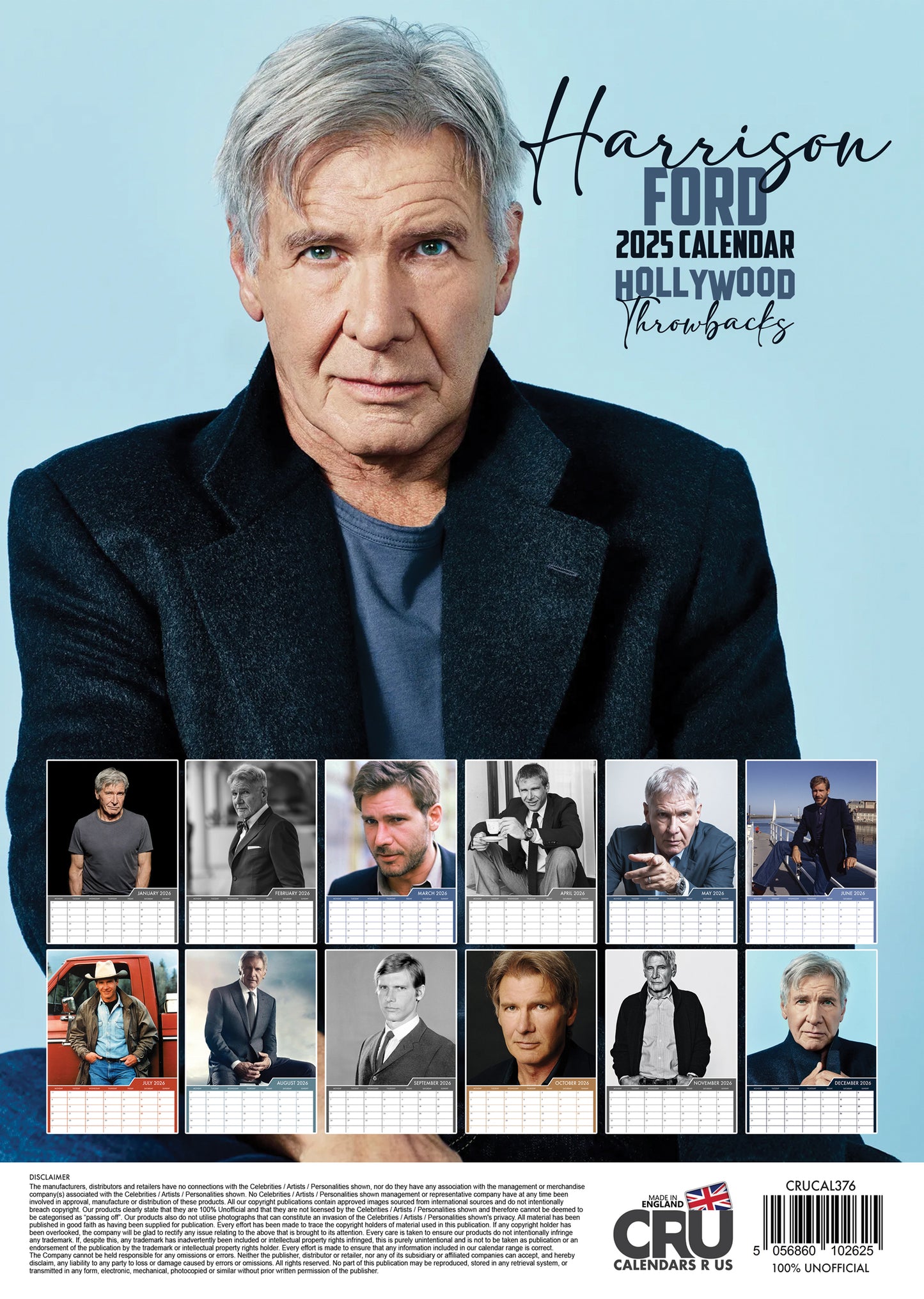 Harrison Ford - A3 Calendar 2026