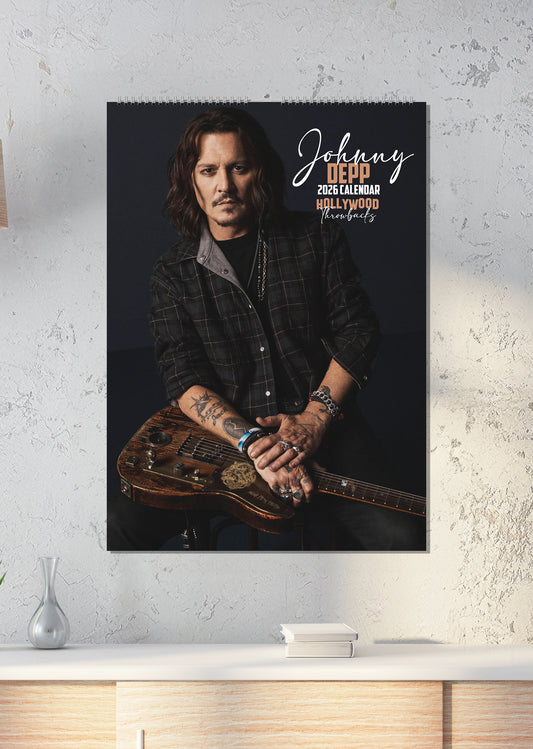 Johnny Depp - A3 Calendar 2026