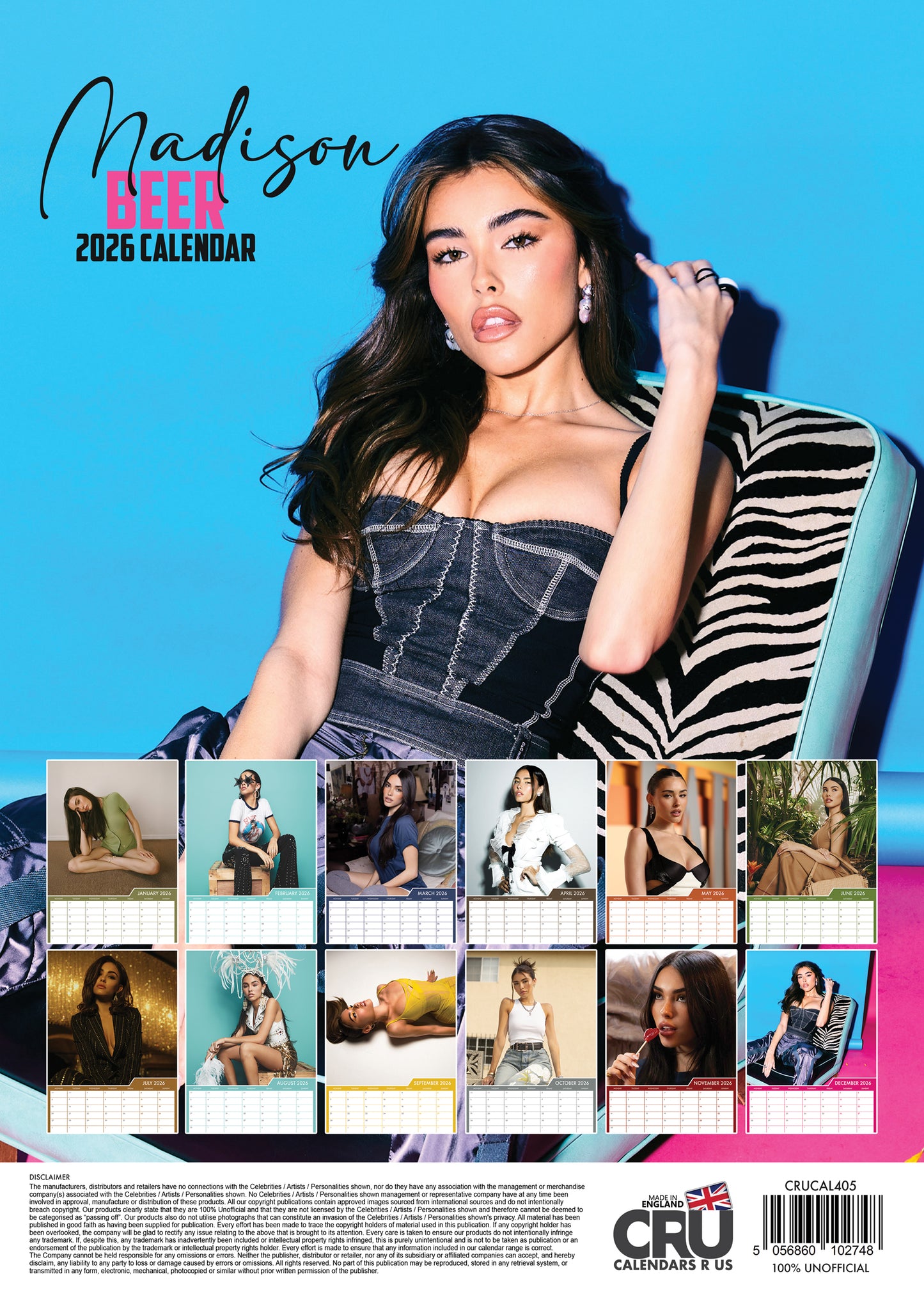 Madison Beer - A3 Calendar 2026