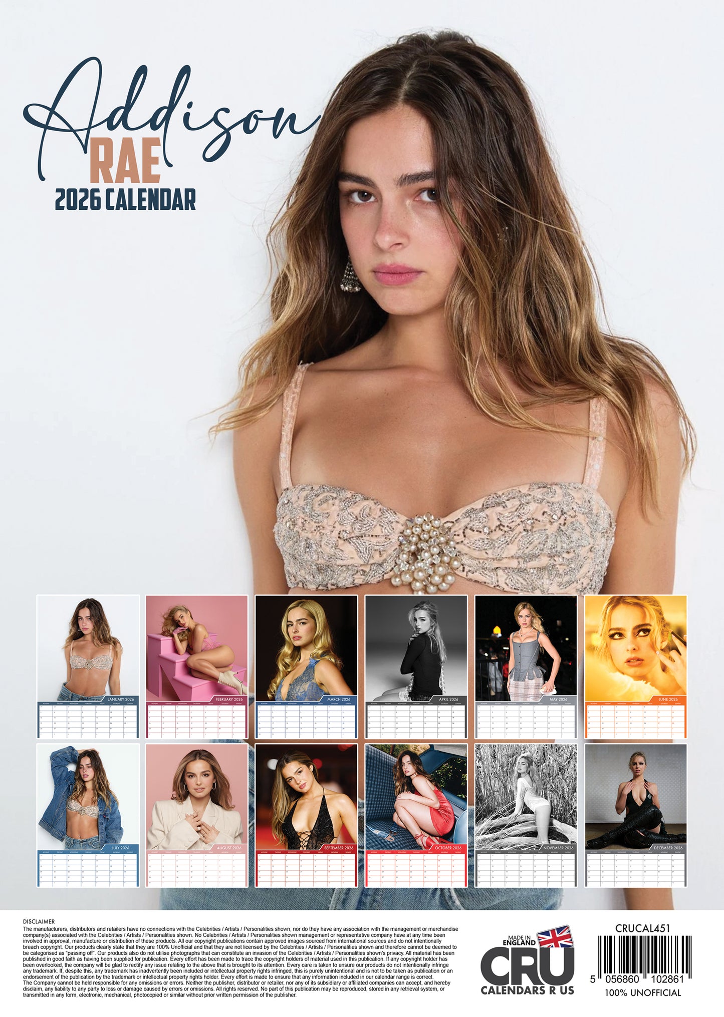 Addison Rea - A3 Calendar 2026