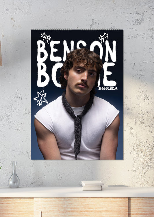 Benson Boone - A3 Calendar 2026