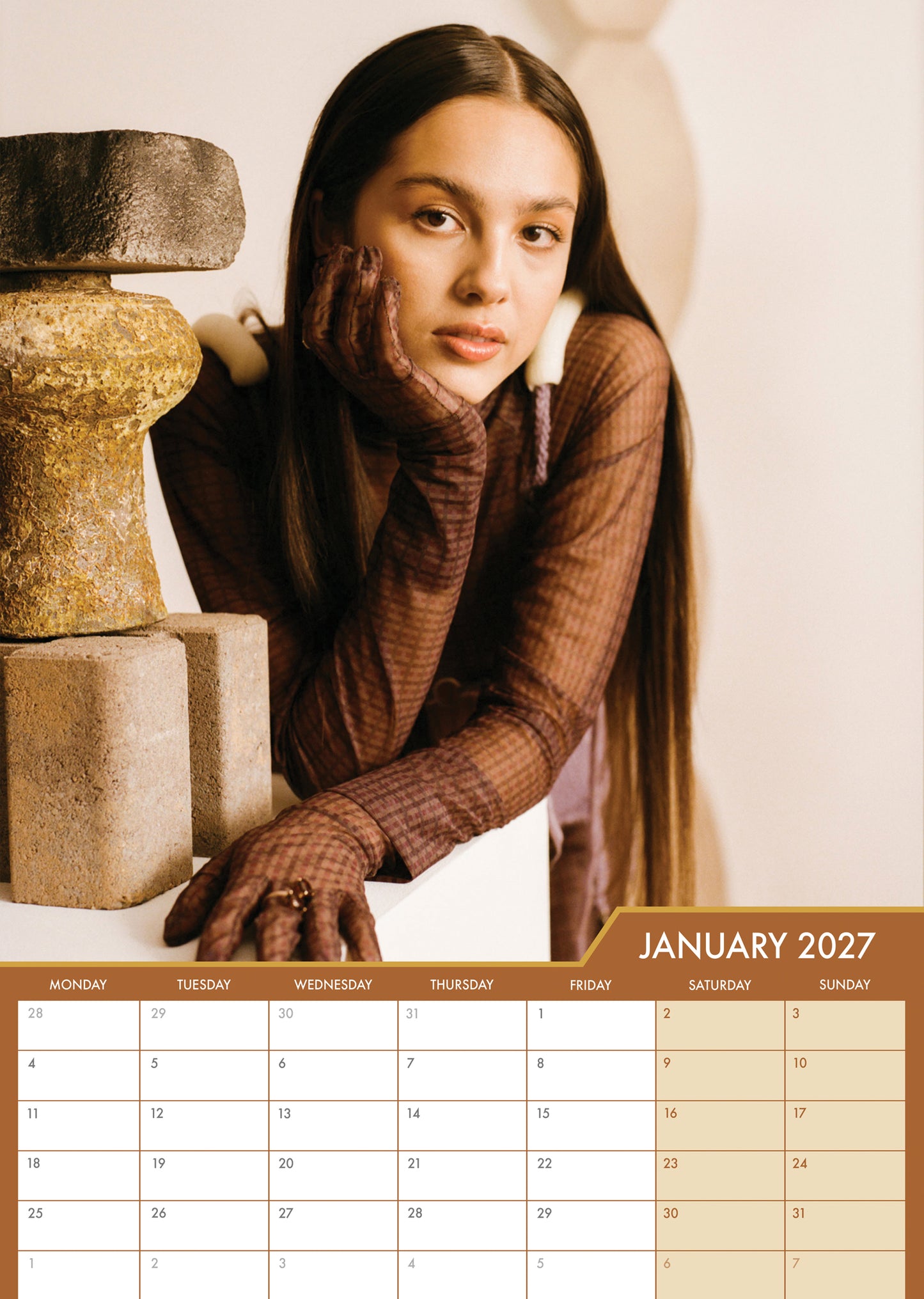 Olivia Rodrigo - A3 Calendar 2027