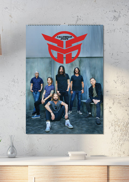 Foo Fighters - A3 Calendar 2026