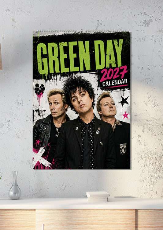 Green Day - A3 Calendar 2027