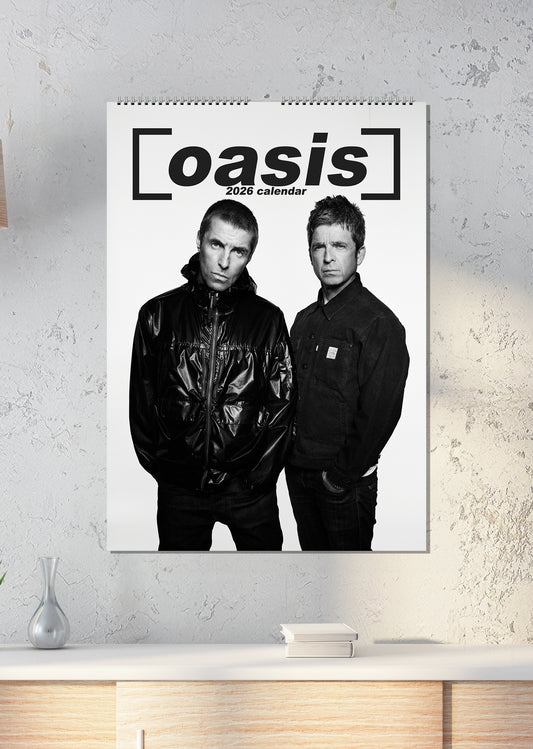 Oasis - A3 Calendar 2026