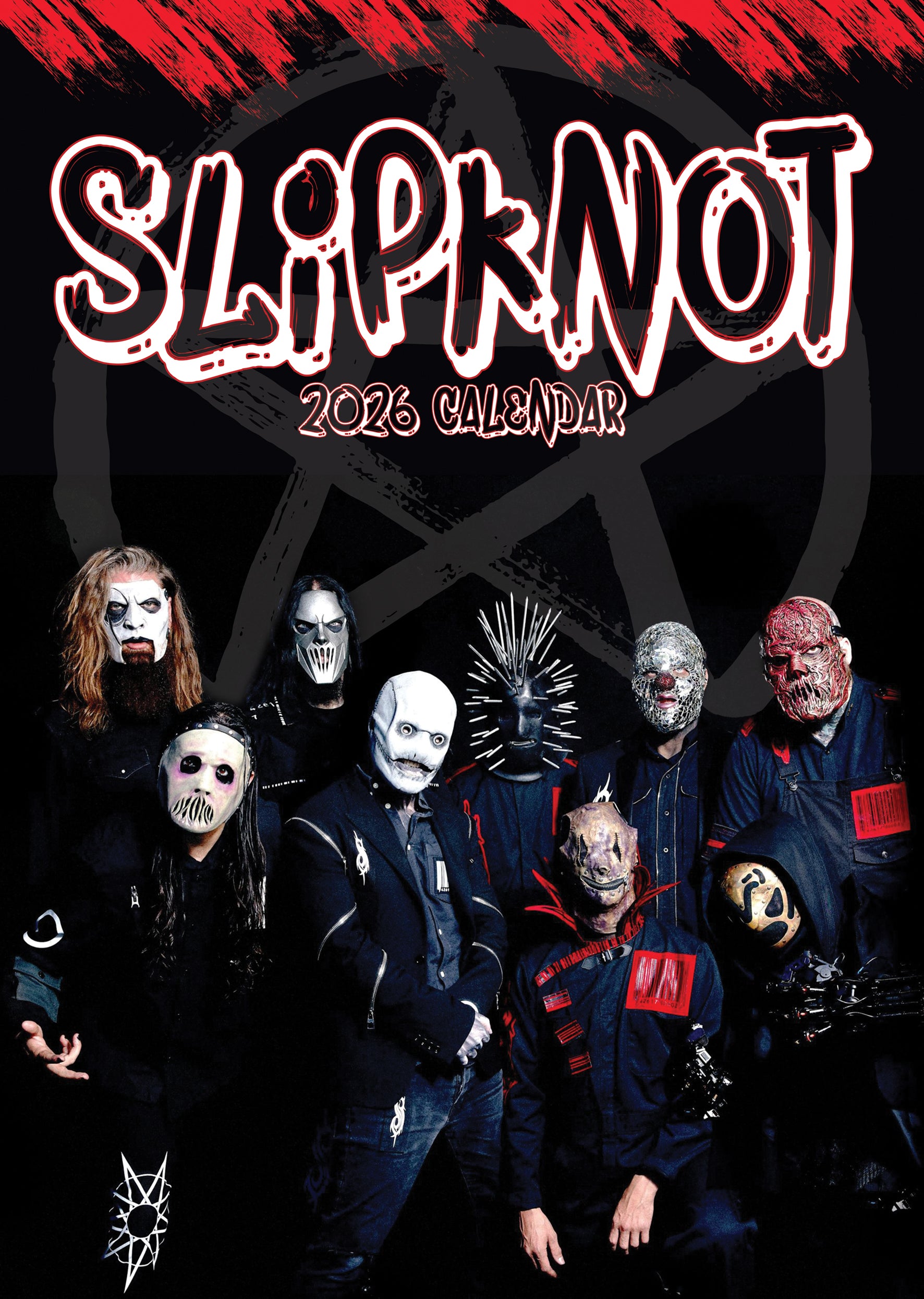 Slipknot A3 Calendar 2026 