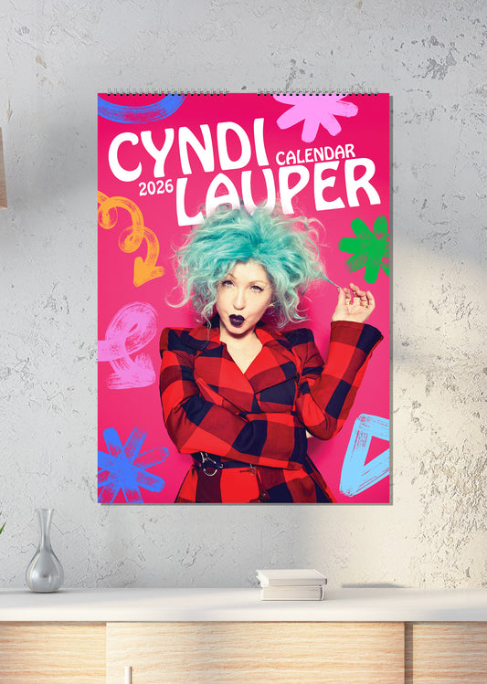 Cyndi Lauper - A3 Calendar 2026
