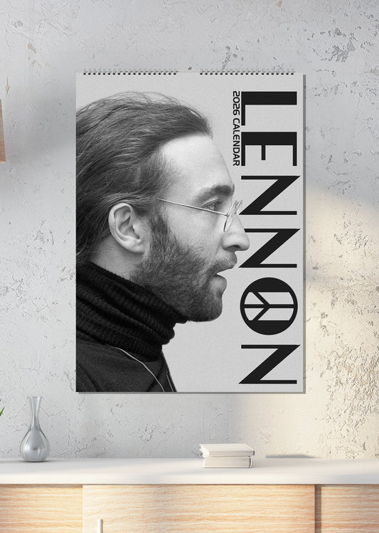 John Lennon - A3 Calendar 2026
