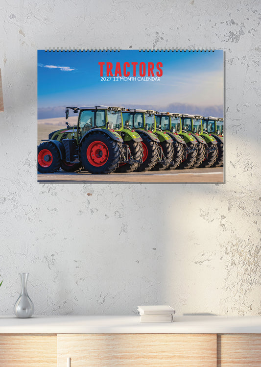 Tractors - A3 Calendar 2027