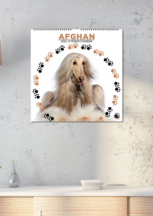 Afghan - Square Calendar 2026