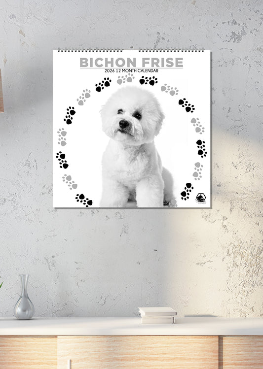 Bichin Frise - Square Calendar 2026