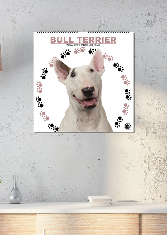 Bull Terrier - Square Calendar 2026