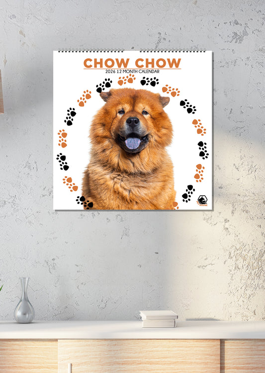 Chow Chow - Square Calendar 2026