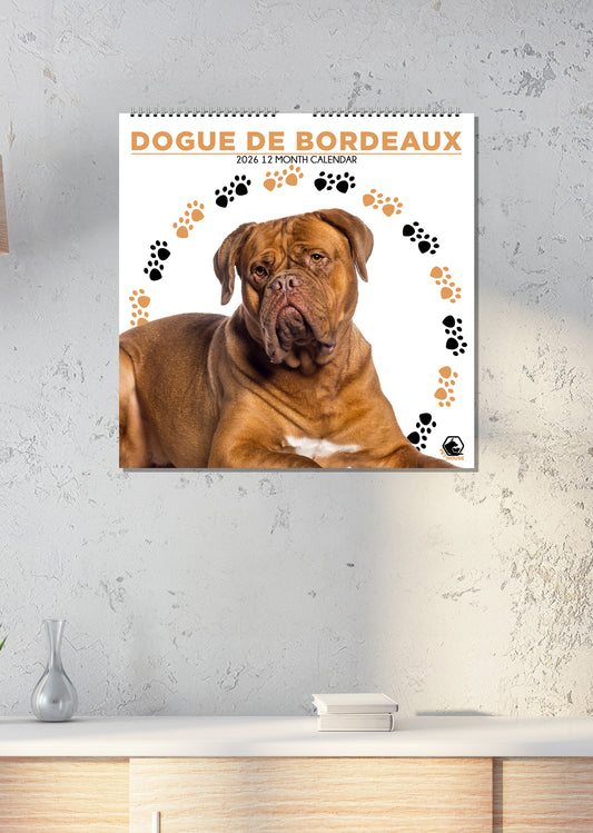 Dogue De Bordeaux - Square Calendar 2026