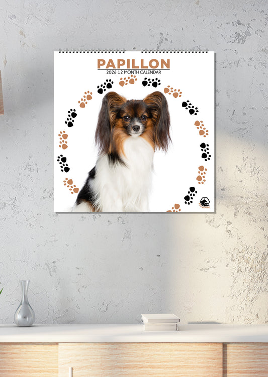 Papillon - Square Calendar 2026